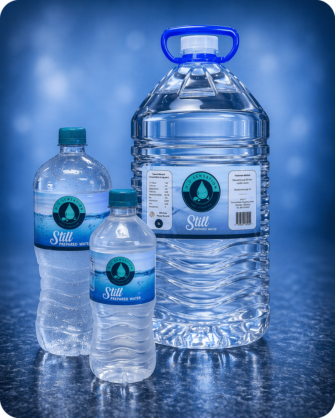 H2O Sensation real bottle image